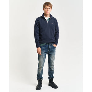 Gant Shield Half Zip Sweat - Curtis & Dunne