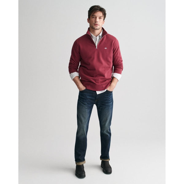 Gant Shield Half Zip Sweat - Curtis & Dunne