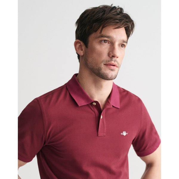 Gant Shield Pique Polo - Curtis & Dunne