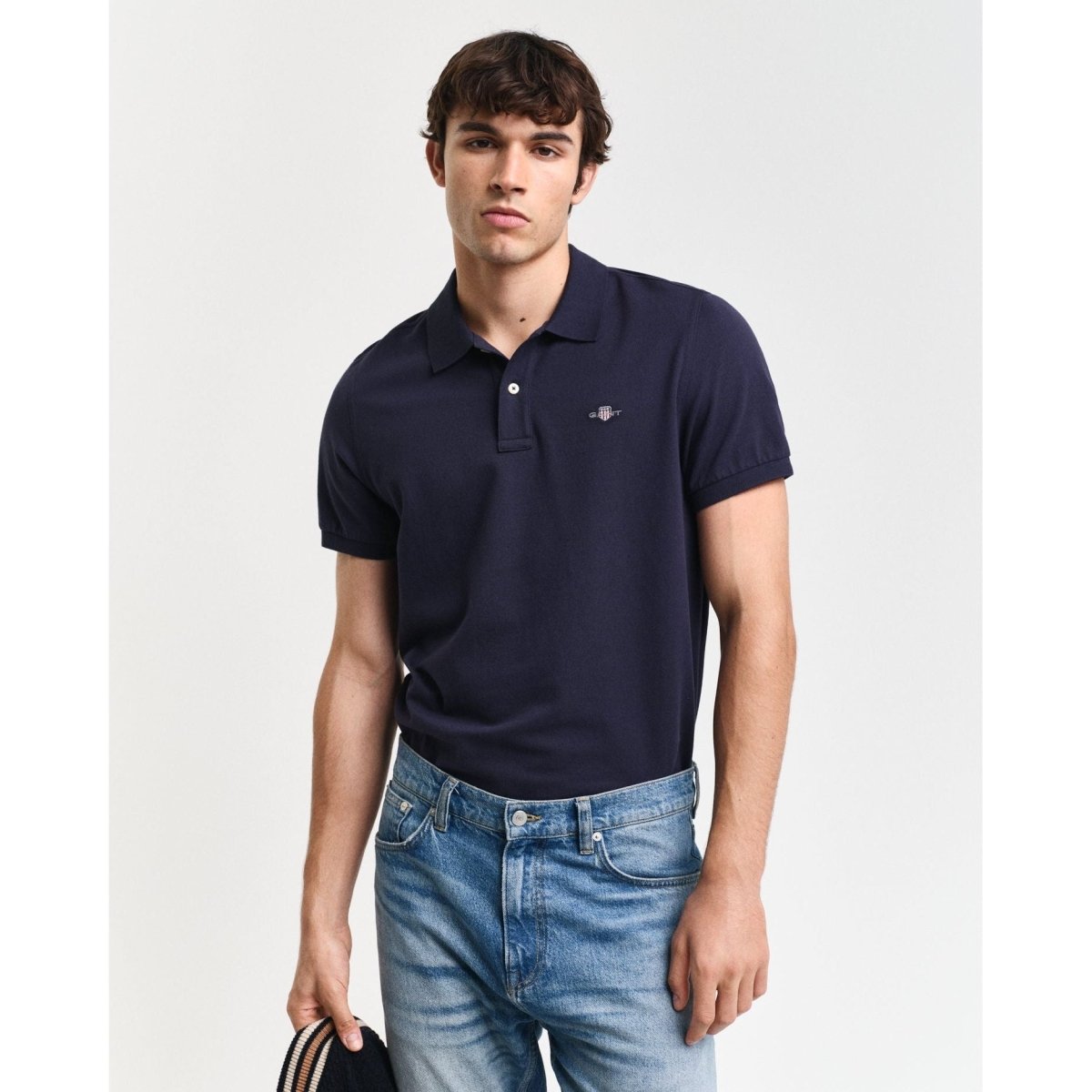 Gant Shield Pique Polo - Curtis & Dunne