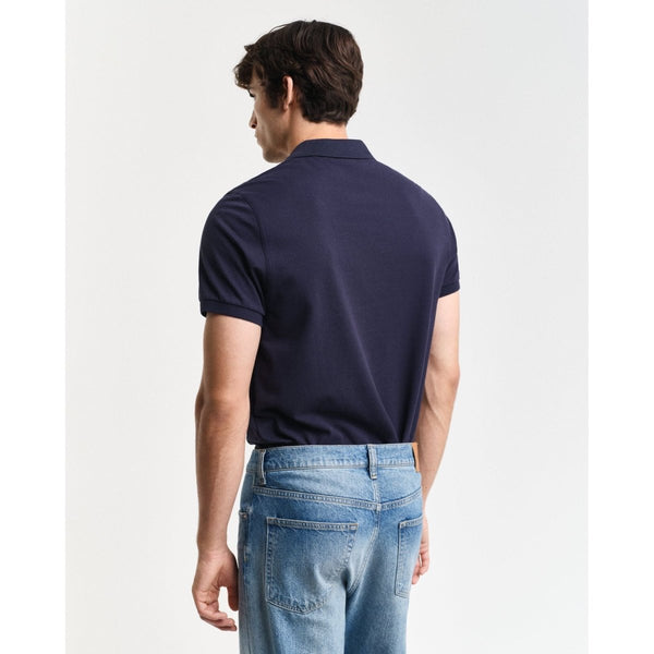 Gant Shield Pique Polo - Curtis & Dunne