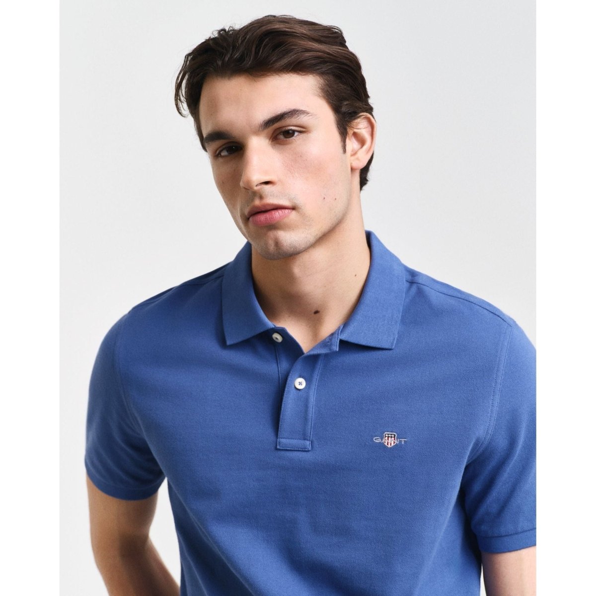 Gant Shield Pique Polo - Curtis & Dunne