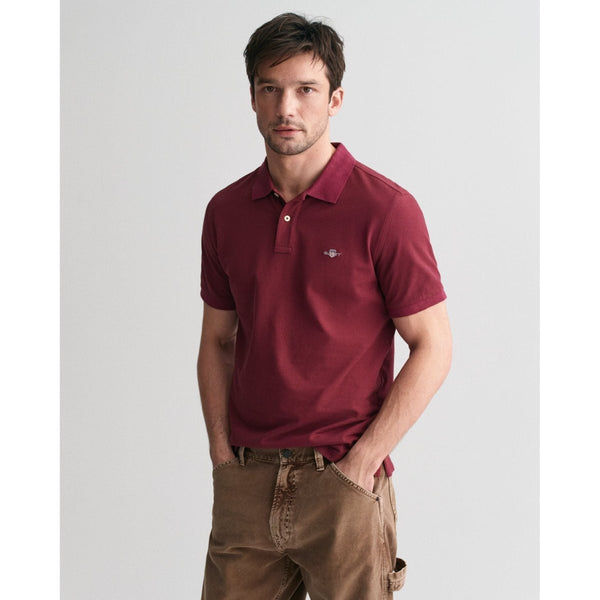 Gant Shield Pique Polo - Curtis & Dunne