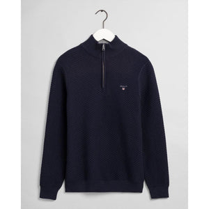 Gant Triangle Texture Half Zip - Curtis & Dunne