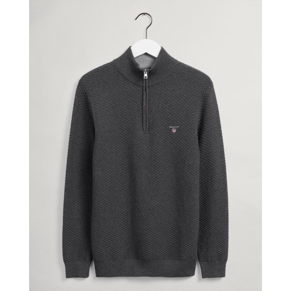 Gant Triangle Texture Half Zip - Curtis & Dunne