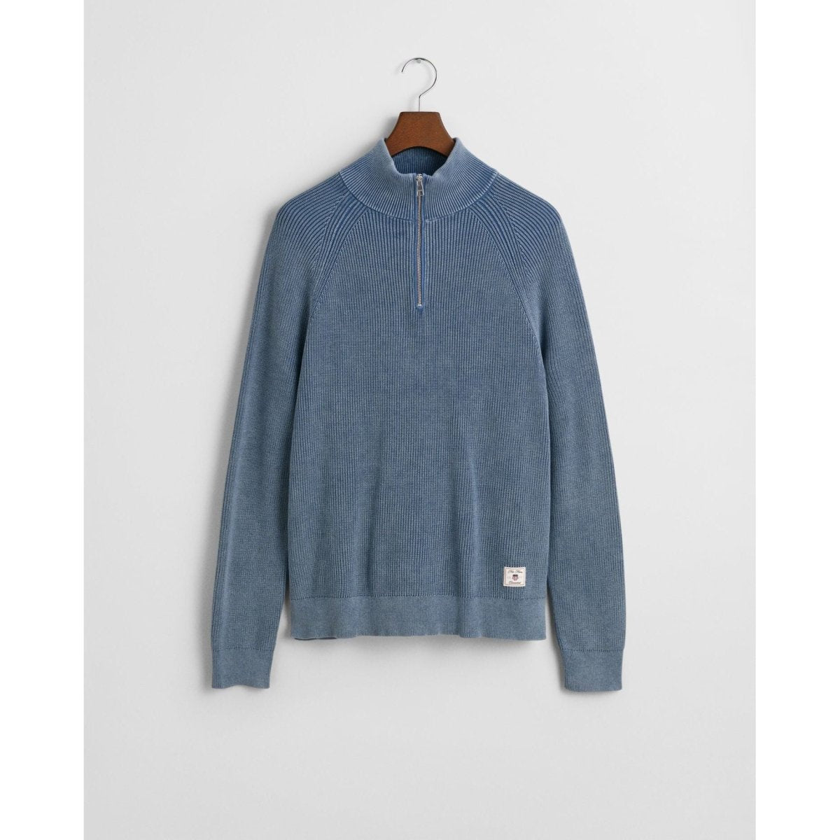 Gant Washed Rib Half Zip - Curtis & Dunne