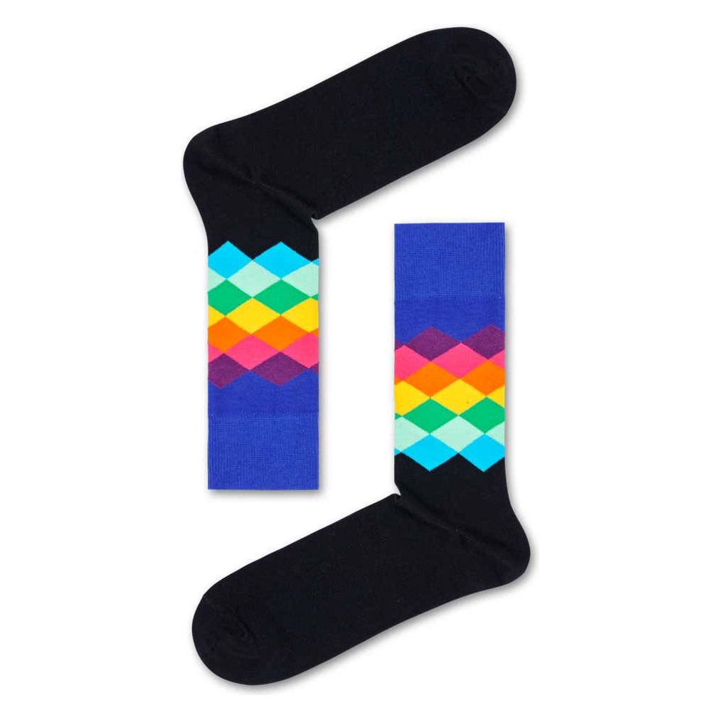 Happy Socks 4 Pack Black Week Big Dot Socks Gift Set - Curtis & Dunne