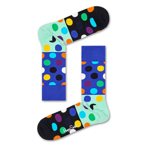 Happy Socks 4 Pack Black Week Big Dot Socks Gift Set - Curtis & Dunne