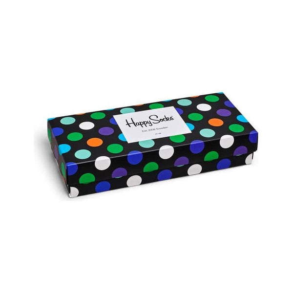 Happy Socks 4 Pack Black Week Big Dot Socks Gift Set - Curtis & Dunne