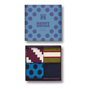 Happy Socks 4 Pack New Vintage Gift Set - Curtis & Dunne