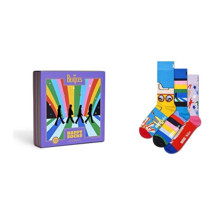 Happy Socks Beatles 3 Pack Socks Gift Set - Curtis & Dunne