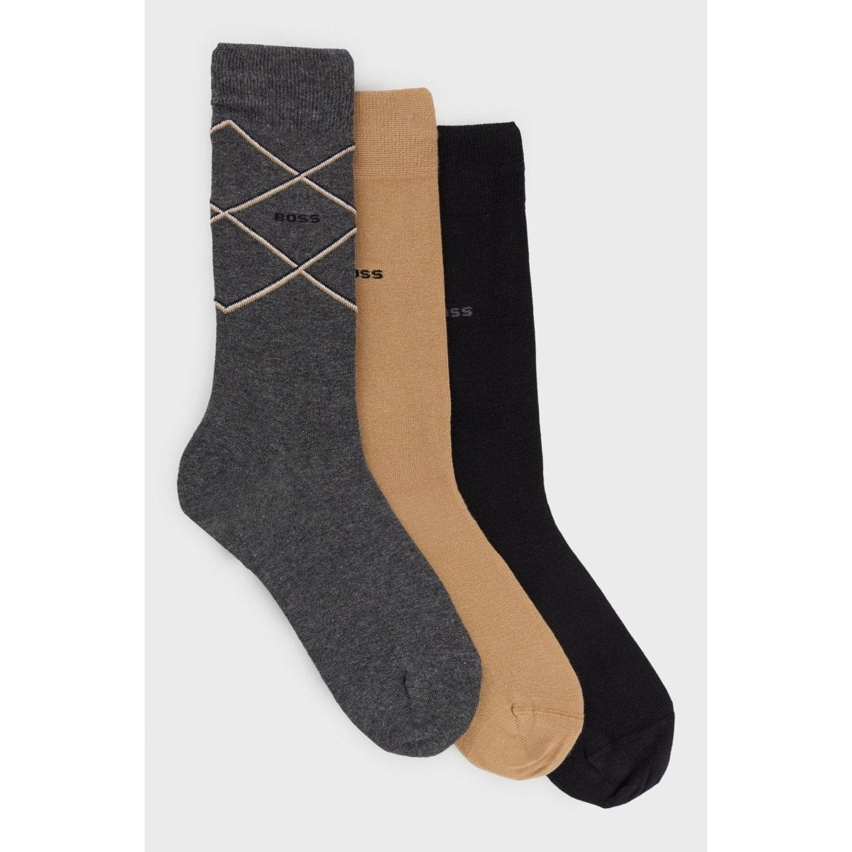 Hugo Boss 3 Pack Socks Gift Box - Curtis & Dunne