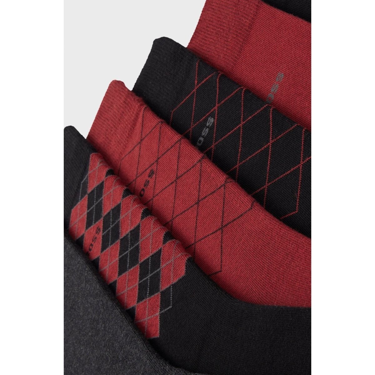 Hugo Boss 6 Pack Cotton Blend Socks - Curtis & Dunne