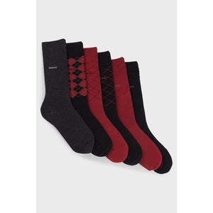 Hugo Boss 6 Pack Cotton Blend Socks - Curtis & Dunne