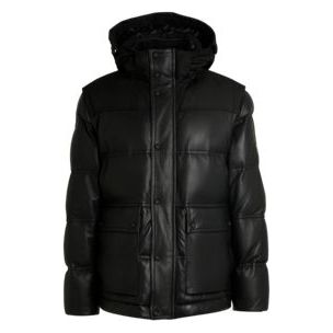 Hugo Boss Jolam Leather Puffer Jacket - Curtis & Dunne