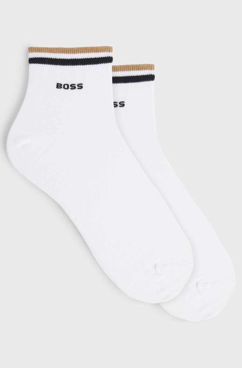 Hugo Boss Short Stripe 2 Pack Socks - Curtis & Dunne