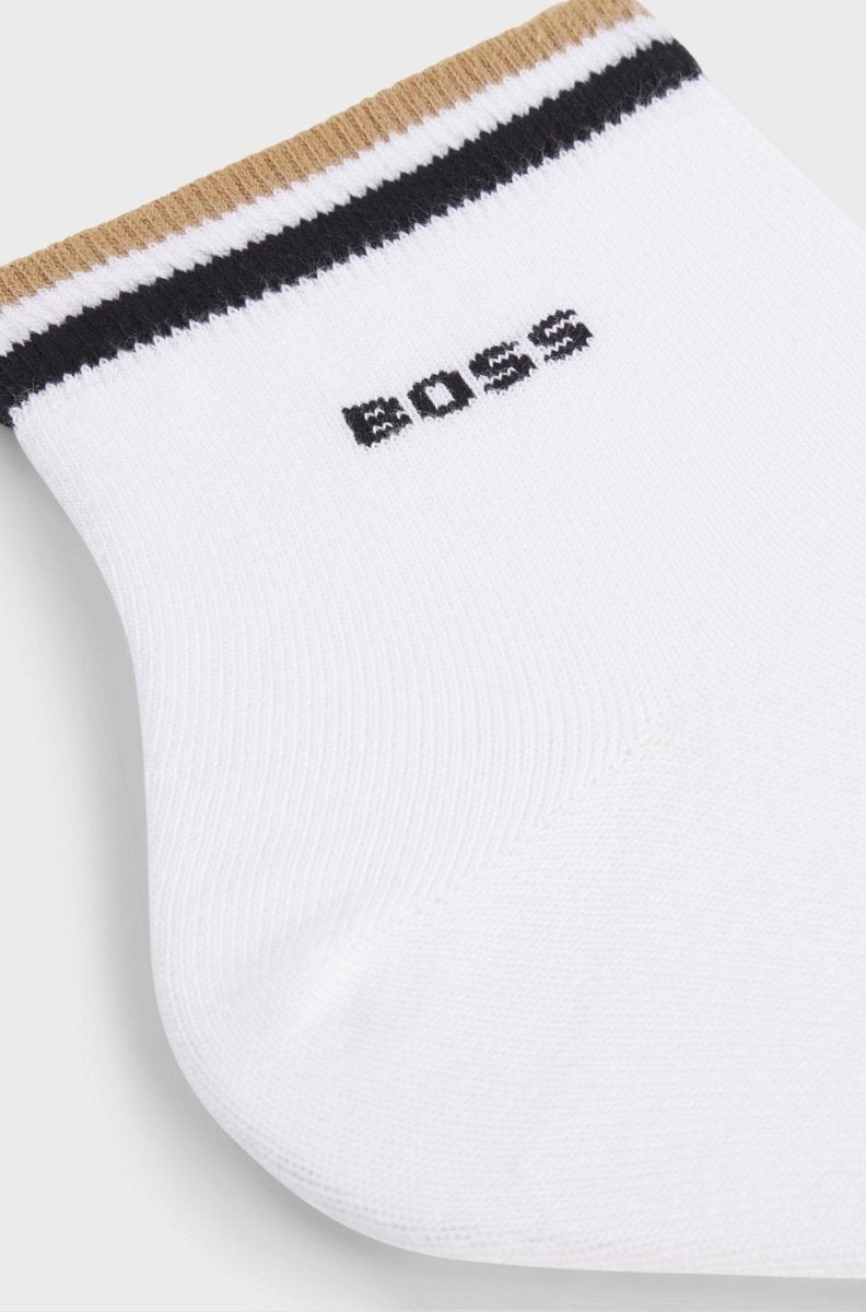 Hugo Boss Short Stripe 2 Pack Socks - Curtis & Dunne