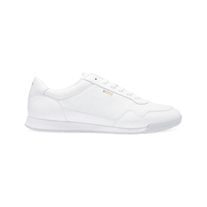 Hugo Boss Titanium Leather Trainer - Curtis & Dunne