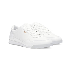 Hugo Boss Titanium Leather Trainer - Curtis & Dunne
