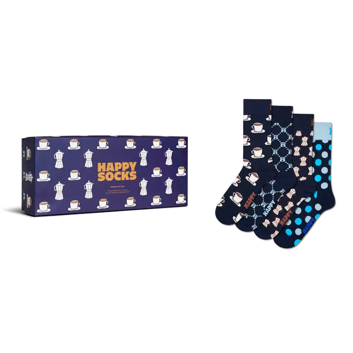 Happy Socks Coffee 4 Pack Socks