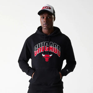 New Era Chicago Bulls NBA Arch Oversized Hoodie