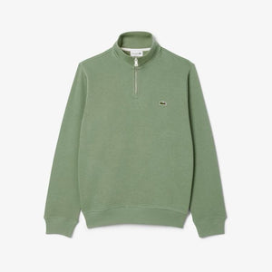 Lacoste Zippered Stand Up Collar Sweat