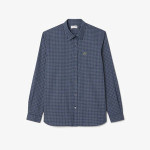 Lacoste Regular Fit Plaid Flannel Shirt