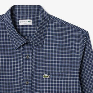 Lacoste Regular Fit Plaid Flannel Shirt