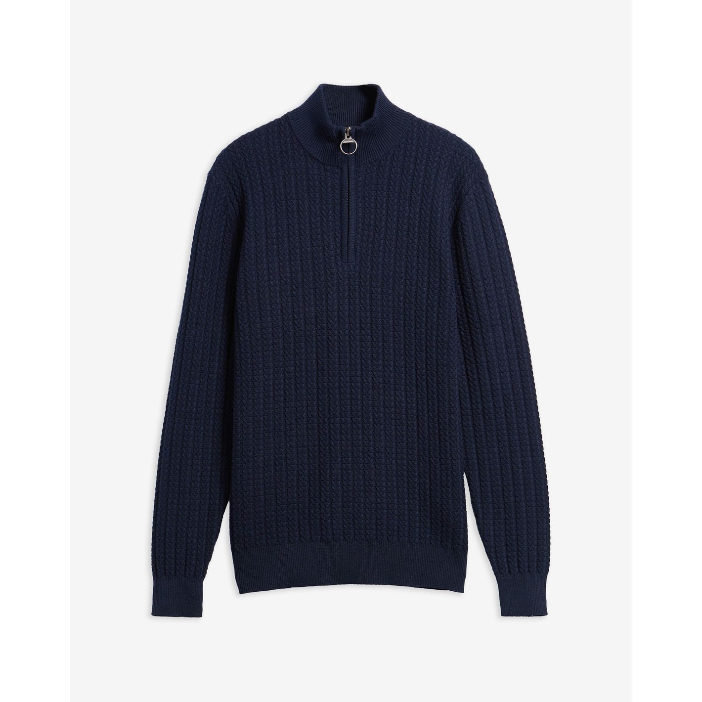 Barbour Herringbone Half Zip Knit
