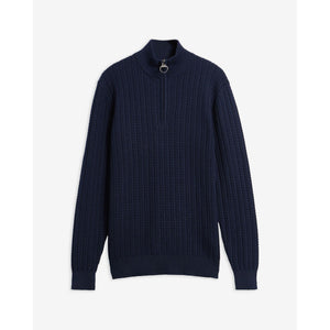 Barbour Herringbone Half Zip Knit