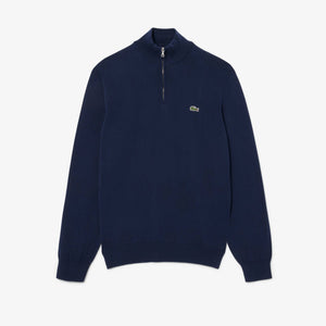 Lacoste Zippered Stand Up Collar Sweat