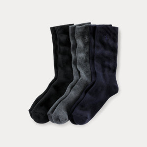 Ralph Lauren 3 Pack Crew Sock