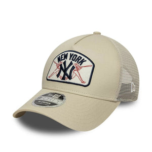 New Era New York Yankees MLB 9Forty M Crown A-Frame Trucker Adjustable Cap