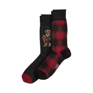 Ralph Lauren Polar Bear & Patterned 2 Pack Sock