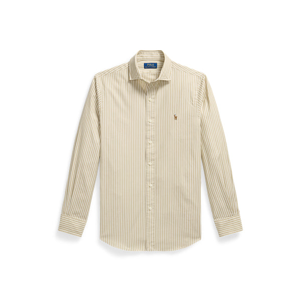 Ralph Lauren Custom Fit Striped Stretch Oxford Shirt