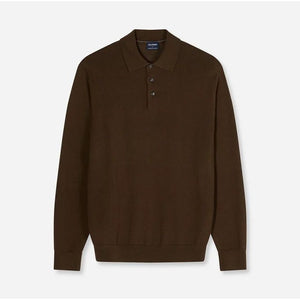 Olymp Long Sleeve Polo Knit