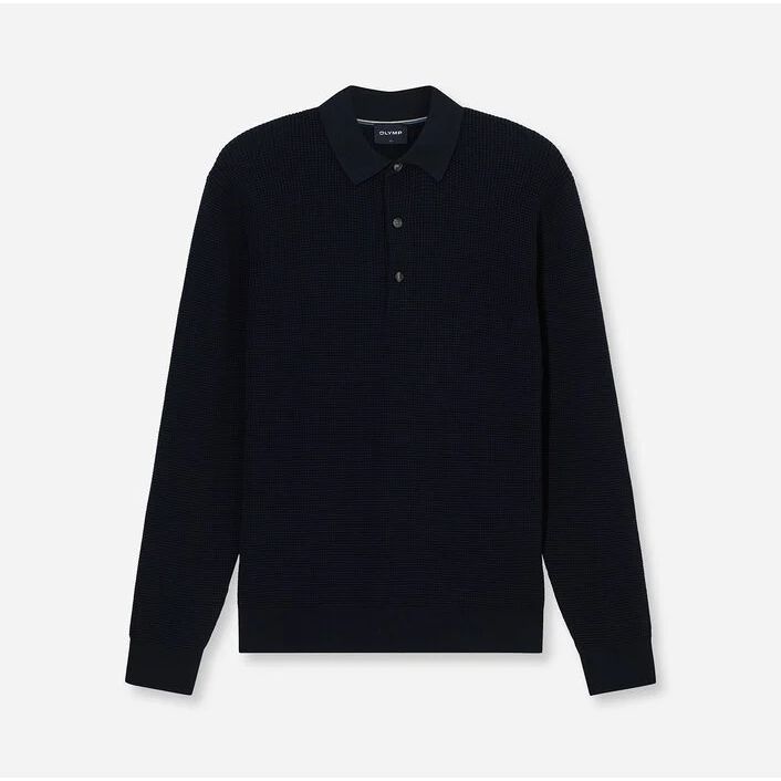 Olymp Long Sleeve Polo Knit