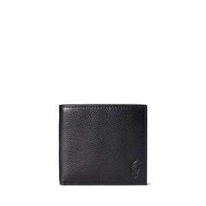 Ralph Lauren Pebbled Leather Bifold Wallet