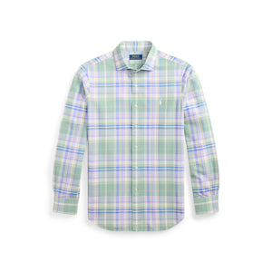 Ralph Lauren Custom Fit Plaid Oxford Shirt