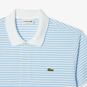 Lacoste Cotton Striped Polo Shirt - Curtis & Dunne