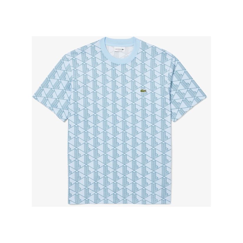 Lacoste Monogram Cotton T-Shirt - Curtis & Dunne