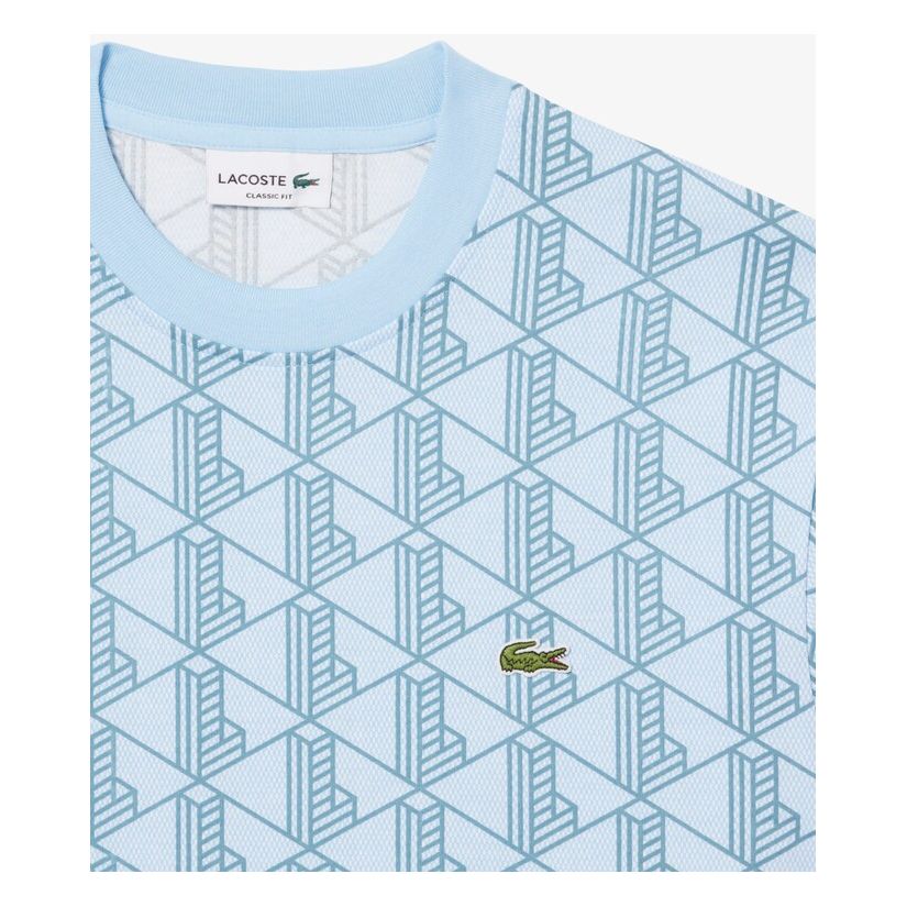 Lacoste Monogram Cotton T-Shirt - Curtis & Dunne