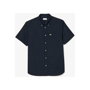 Lacoste Short Sleeved Oxford Shirt - Curtis & Dunne