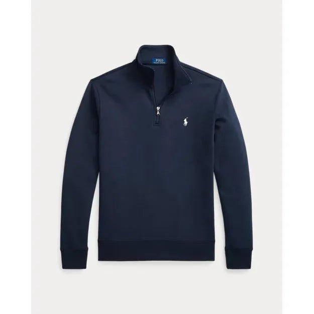 Ralph Lauren Double Knit Half Zip Sweat - Curtis & Dunne