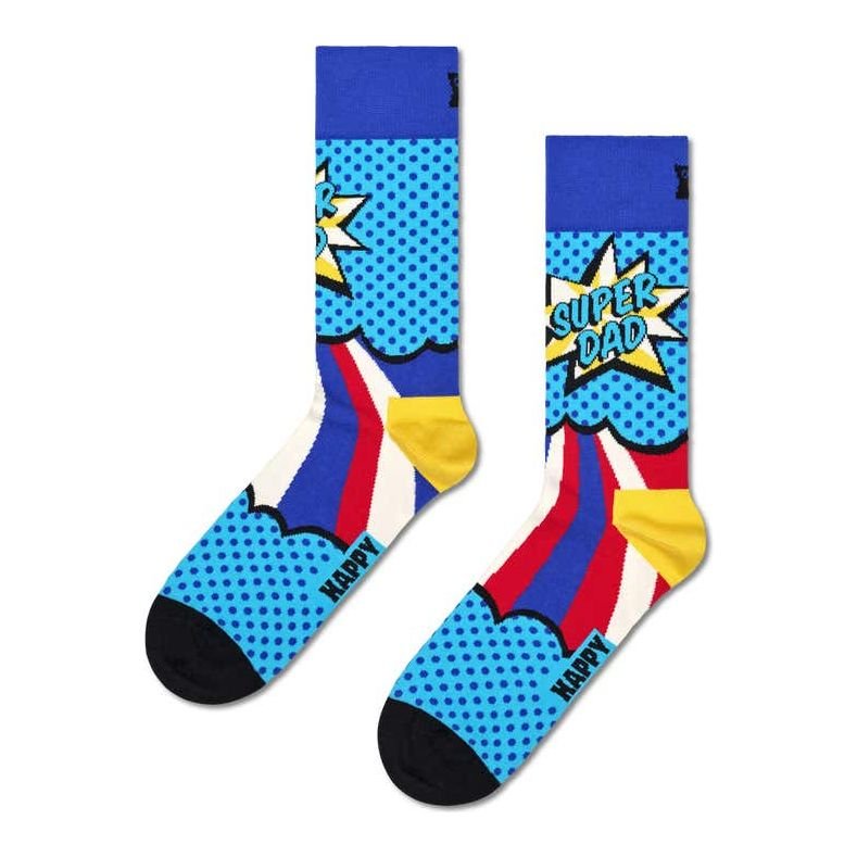 Super Dad Happy Socks 3 Pack Gift Set - Curtis & Dunne