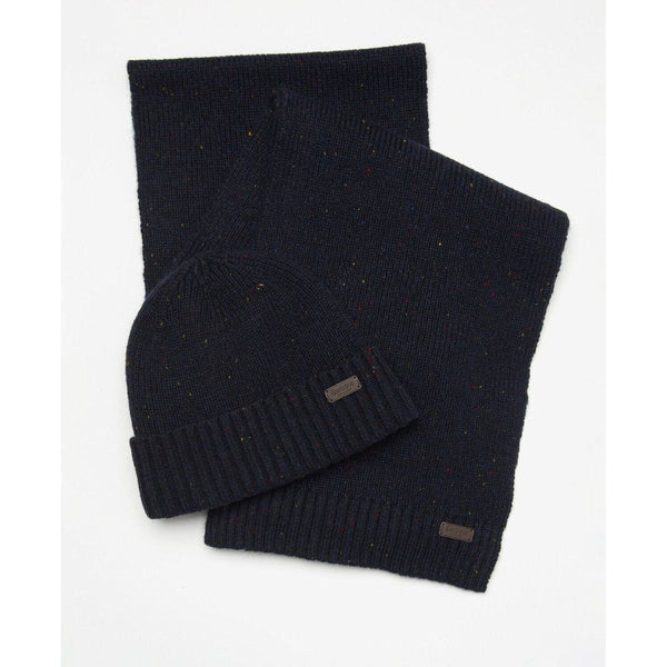 Barbour Carlton Fleck Beanie & Scarf Set - Curtis & Dunne