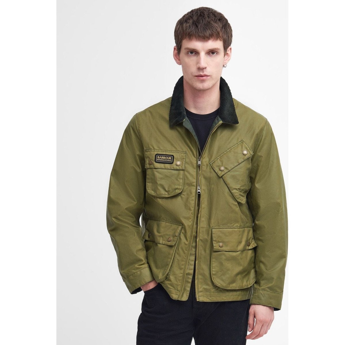 Barbour International Sefton Wax Jacket Curtis Dunne