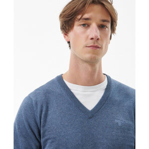 Barbour Pima Cotton V-Neck - Curtis & Dunne