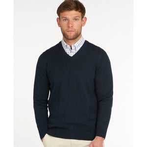 Barbour Pima Cotton V-Neck - Curtis & Dunne