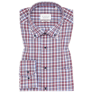 Eterna Modern Fit Check Shirt - Curtis & Dunne